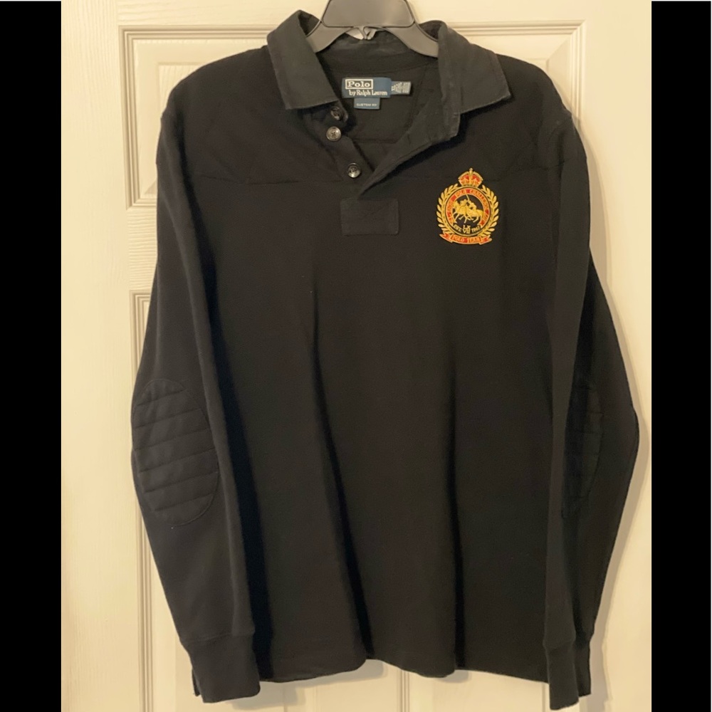 Black and Gold XL Ralph Lauren Polo long sleeve.